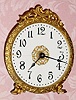  C.1901, Ansonia Clock Co., NY, "Night Light" , 30-hour gas light novelty timepiece (damaged). 