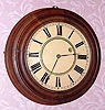  C.1850, Brewster and Ingrahams , Bristol , Conn. , 8-day wall timepiece.