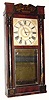  C.1833, Jeromes and Darrow, Bristol, 30-hour time/strike wood movement shelf clock, as-found.