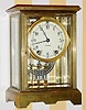  C.1902, Seth Thomas Clock Co., Thomaston, Conn., "Orchid No. 2" , 15-day time/strike crystal regulator.