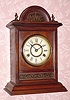  C.1889, New Haven Clock Co., "Bedouin" , 8-day time and gong strike cabinet series mantel clock. 