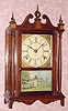  C.1932, Seth Thomas Clock Co., "Kingsbury" , 8-day time/strike Pillar and Scroll mantel clock, half size, spring driven. 