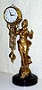  C.1970, Japan, Fuji Clock Co, DIANA SWING clock, 8-day mysterious timepiece. 