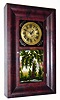  C.1840, Chauncey Jerome, Bristol, Conn., 30-hour time and strike OG shelf clock. 
