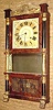  C.1835, John Birge for George Mitchell, Bristol, Conn., 8-day time/strike weight triple decker shelf clock, with potential.