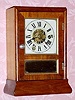  C.1880, Seth Thomas Clock Co., Plymouth Hollow, "Cottage "C", 30-hour time/alarm cottage timepiece. 