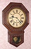  C.1906, Waterbury Clock Co., Waterbury, Conn., "Arion 10 Inch", 8-day wall timepiece. 