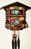  C.1986, [dated case] German, Regula, 30-hour time/strike/music cuckoo clock. 