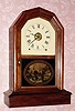  C.1880 Seth Thomas Clock Co., Thomaston, Conn., "Richmond V.P." 8-day time/strike/alarm City Series shelf clock. 