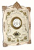  C.1825, Austrian, Georg Zamuls, Grand Sonnerie Picture frame clock, 30hour, pendulum movement, spring driven, as-found. 