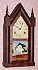  C.1870, Waterbury Clock Co., Waterbury Conn, SHARP GOTHIC, or steeple clock, 8-day time and gong strike. 