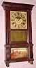  C.1840, Birge, Mallory and Co., Bristol, Conn 8-day time/strike column and cornice shelf clock. 