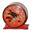  C.1934, Ingersoll, Waterbury, Conn, "Three Little Pigs" , 30-hour novelty alarm timepiece (Wolf's mouth opens and closes as clock runs).