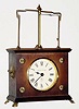  C.1975, The Horolovar Co. (C. Terwilliger, NY) , IGNATZ Flying Pendulum Clock, repro of the Jerome and Co. original. 