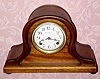  C.1920, New Haven Clock Co., ORIN , in mahogany, 8-day time and gong strike. 