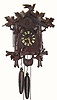  C.1910, Austria, (so marked) 30-hour time/strike cuckoo clock, less pendulum. 