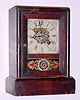  C.1875, New Haven Clock Co., New Haven, Conn, Cottage , 30-hour with integral alarm, rosewood. 