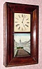  C.1850, Jerome and Co, (New Haven Clock Co.), 30-hour time and strike OOG shelf clock. 
