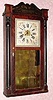  Mixed Lot, C.1835 case, with C.1850 movement and dial, 8-day time/strike half column and splat shelf clock. 