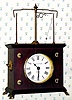  C.1970, Chas. Terwilliger /Horolovar Co, Bronxville, NY repro, IGNATZ FLYING PENDULUM clock , 8-day novelty clock. 