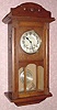  C.1930, German, Oak cased BOX clock, Westminster chime on steel rods, 8-day. 