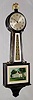  C.1930, New Haven Clock Co., New Haven, Conn, WILLARD model, full size banjo clock, 30 day, spring. 