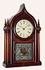 C.1856, E. C. Brewster and Son, Bristol, Conn, 4-Column OG Top Gothic , or onion top, 8-day time and strike. 