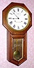  C.1905, Seth Thomas Clock Co., Thomaston, Conn., "WORLD" , 15-day, drop octagon timepiece. 