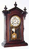  C.1880, Welch, Spring and Co., LUCCA, V.P., rosewood shelf clock, 8-day, time and bell strike. 