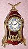  C.1750, French, Boulle Clock by imminent maker, Jean Baptiste Baillon, Paris, the 3-train quarter striking movement with crown /verge escapement and silk thread suspension, in an unusually small case. 