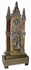  C.1830, French, "Pendule Romantique" , a la Cathedrale, in bronze and in very good original condition.