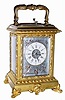  C.1875, French, A. Brocot, No. 1012. Brass Cased carriage clock, Grand Sonnerie. 