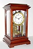  C.1903, Gustav Becker, 400-day torsion pendulum timepiece in a nice mahogany case with Becker disc pendulum. 