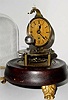  C.1878, Unsigned, but by either George W. Brown or W. N. Welch Mfg. Co., Forestville, Conn., 30-hour "Briggs Rotary" novelty timepiece with original dome.