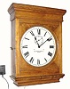  C.1910, Self Winding Clock Co., New York, For Washington Old Dominion Rail Road, Model 10-A Wall clock, in oak, type F movement. 