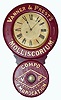  C.1890, Baird Clock Co., Plattsburgh, NY, "MOLLISCORIUM", advertising timepiece, 8-day. 