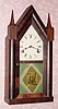  C.1845, Wm. L. Gilbert, Winsted, Conn, SHARP GOTHIC, 30-Hour 2-fusee, Steeple Clock. 