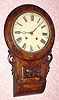  C.1890, Anglo-American, 8-day time/strike wall clock. 