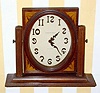  C.1928, Waltham Watch Co., Waltham, Mass., 8-day mantel or table timepiece in the Art Noveau style. . 