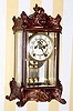  C.1911 New Haven Clock Co., "Thoreau", 8-day time/strike crystal regulator.