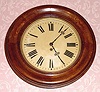  C.1900, German, LFS (Lorenz Furtwangler and Sohne), 8-day wall gallery timepiece. 
