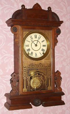 C.1886, Seth Thomas Clock Co., "Ogden", 8-day time/strike City Series mantel clock. — Antique Clocks Price Guide