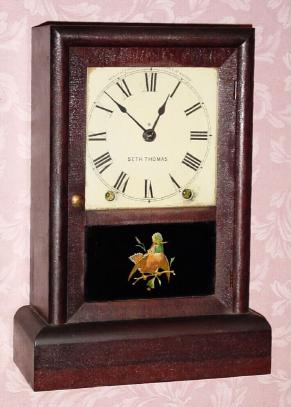 C.1885, Seth Thomas Clock Co., COTTAGE model 8-day mantel clock. — Antique Clocks Price Guide