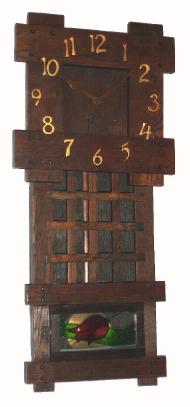 C.1911, E. Ingraham and Co., "Antwerp" 8-day Mission Oak timepiece. — Antique Clocks Price Guide
