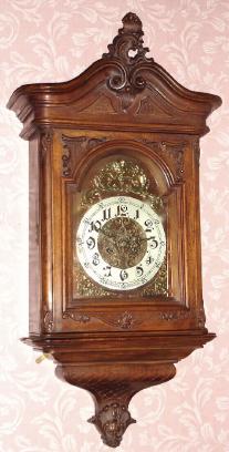 C.1880, Austrian, 2nd Baroque, 8-day time and strike hanging walnut cartel clock/ mixed lot. — Antique Clocks Price Guide