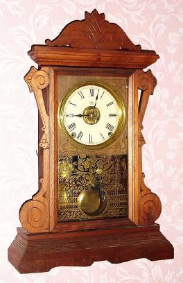 C.1886, Seth Thomas Clock Co., "Camden", 8-day time/strike/alarm City Series mantel clock. — Antique Clocks Price Guide