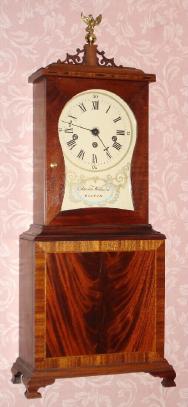 C.1980, Modern, Repro Aaron Willard , shelf clock, 8-day spring, Westminster chime. — Antique Clocks Price Guide