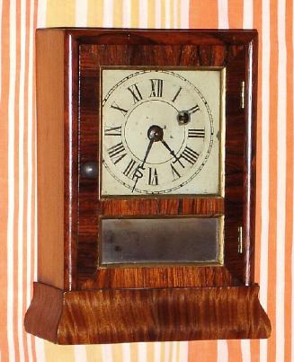 C.1860, Seth Thomas Clock Co., "Cottage O", 30-hour rosewood cottage timepiece. — Antique Clocks Price Guide