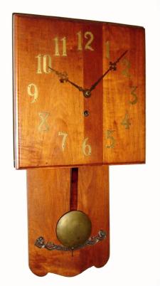 C.1912, Sessions Clock Co., "Seneca", 8-day Mission style wall timepiece. — Antique Clocks Price Guide