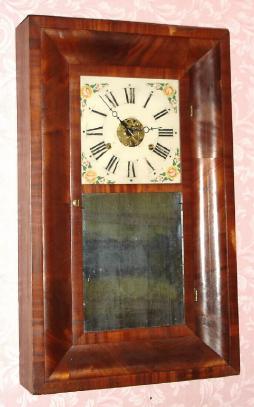 C.1843, Joel A. Lane, Southington, Conn., 30-hour time/strike OG shelf clock, 2-wt. — Antique Clocks Price Guide